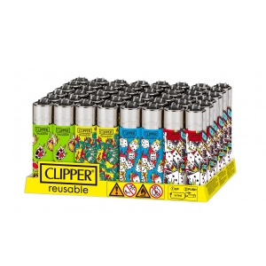 Zapalniczka CLIPPER LUCK ON FIRE (48pcs)
